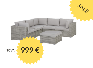 Mijas Garden Furniture Set &ndash; w/ Coin Chairs BEIGE